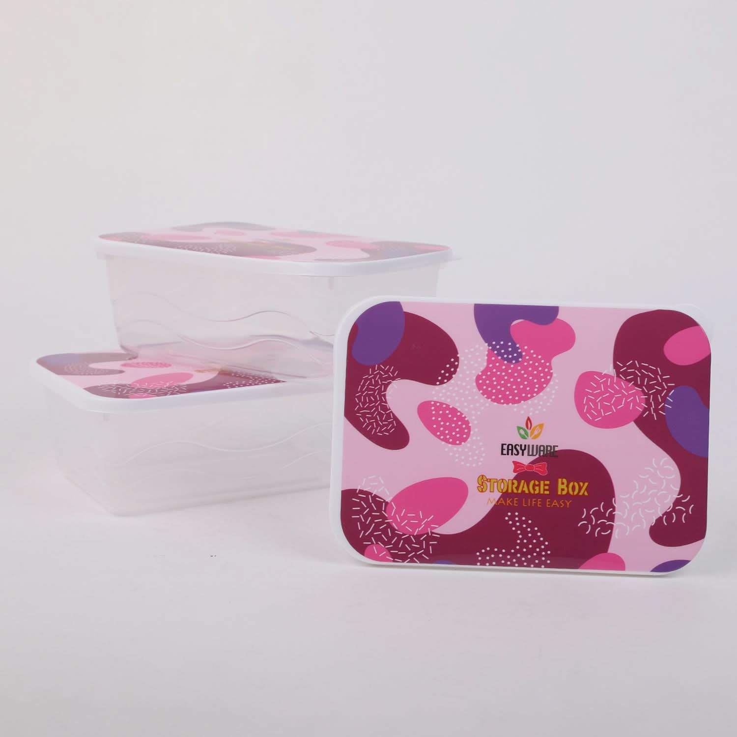 Storage Box 3 Pcs Set - White, Storage Boxes, Chase Value, Chase Value
