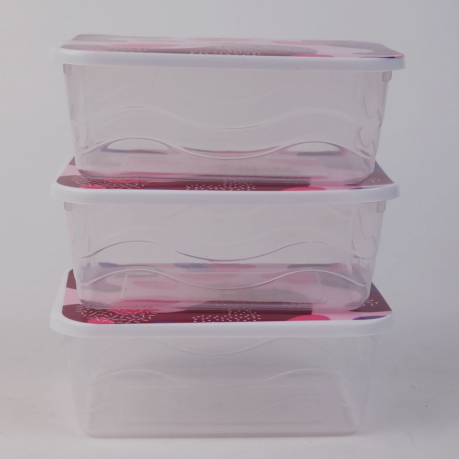 Storage Box 3 Pcs Set - White, Storage Boxes, Chase Value, Chase Value