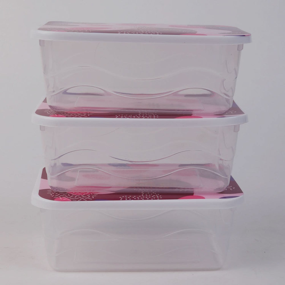 Storage Box 3 Pcs Set - White, Storage Boxes, Chase Value, Chase Value