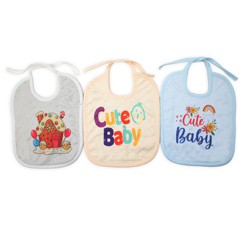 Newborn Baby Bib Large - Multi Color, Bibs & Towels, Chase Value, Chase Value