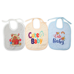 Newborn Baby Bib Large - Multi Color