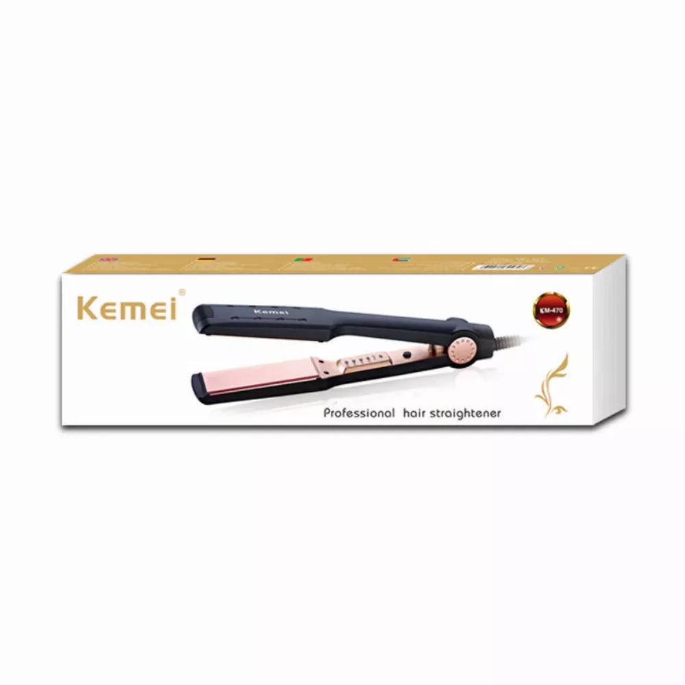 KEMEI STRAIGHTENER KM-470, Straightener & Curler, Kemei, Chase Value