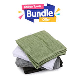 Kitchen Towels - Pack of 8 - A, Kitchen Towels, Chase Value, Chase Value