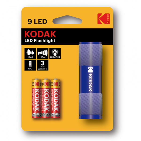 Kodak 9 led(Blue) with 3 AAA Battery