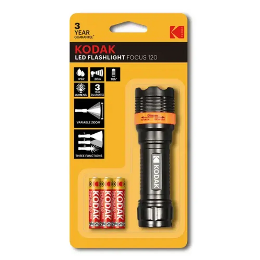 Kodak focus 120  750MW with 3 AAA Battery - Black, Battery Operated Toys, Kodak, Chase Value