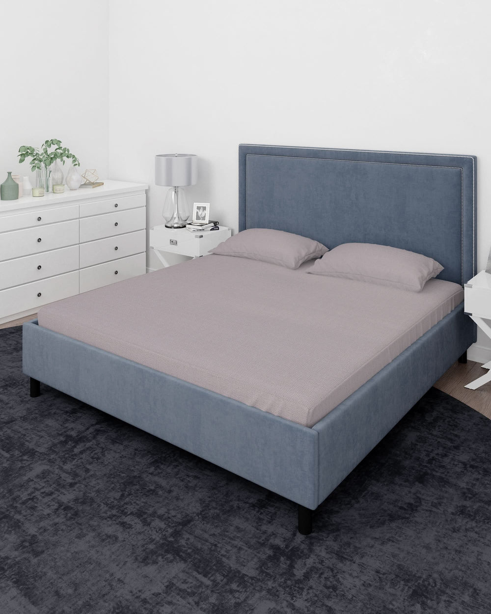 Valuables Plain Cotton Double Bedsheet 90x102, Double Size Bed Sheet, Chase Value, Chase Value