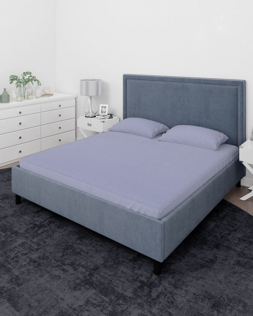 Valuables Plain Cotton Double Bedsheet 90x102, Double Size Bed Sheet, Chase Value, Chase Value