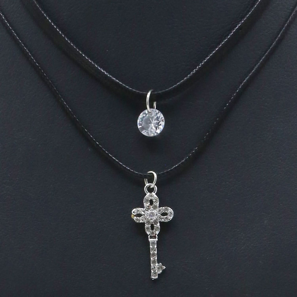 Women's Choker Set - Black, Women Chains & Lockets, Chase Value, Chase Value