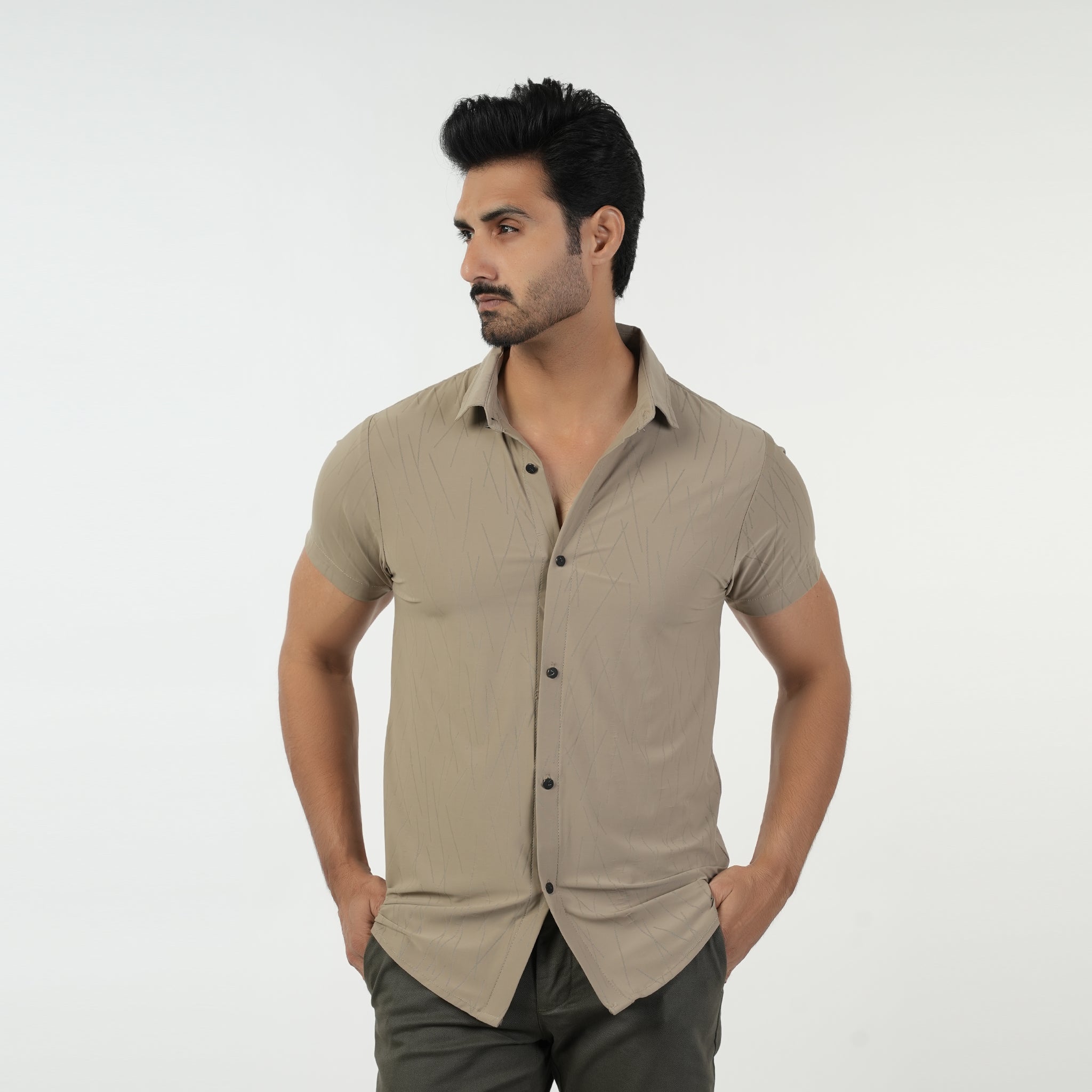 Men's Half Sleeves Front Open Polo T-Shirt, Men's T-Shirts & Polos, Chase Value, Chase Value