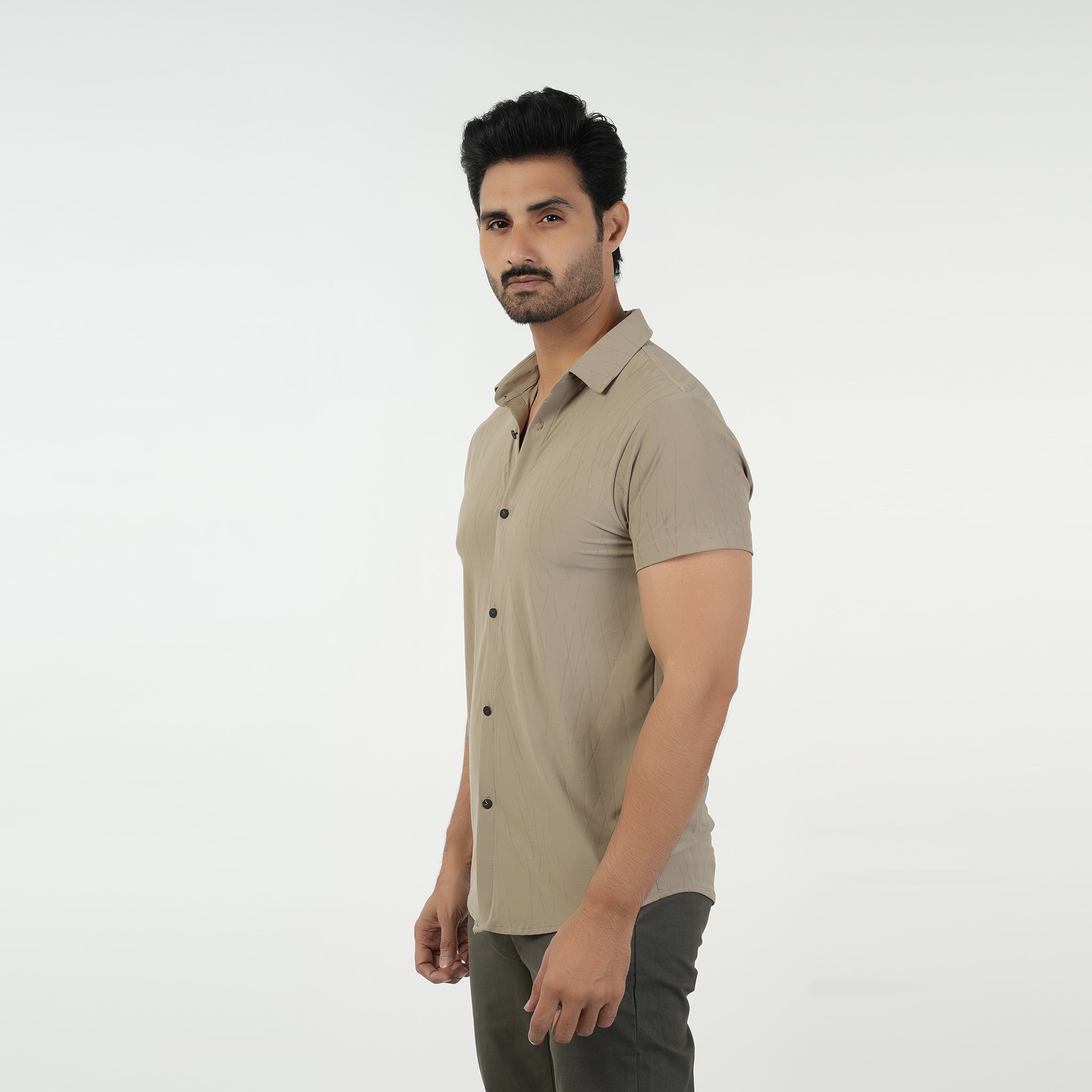 Men's Half Sleeves Front Open Polo T-Shirt, Men's T-Shirts & Polos, Chase Value, Chase Value