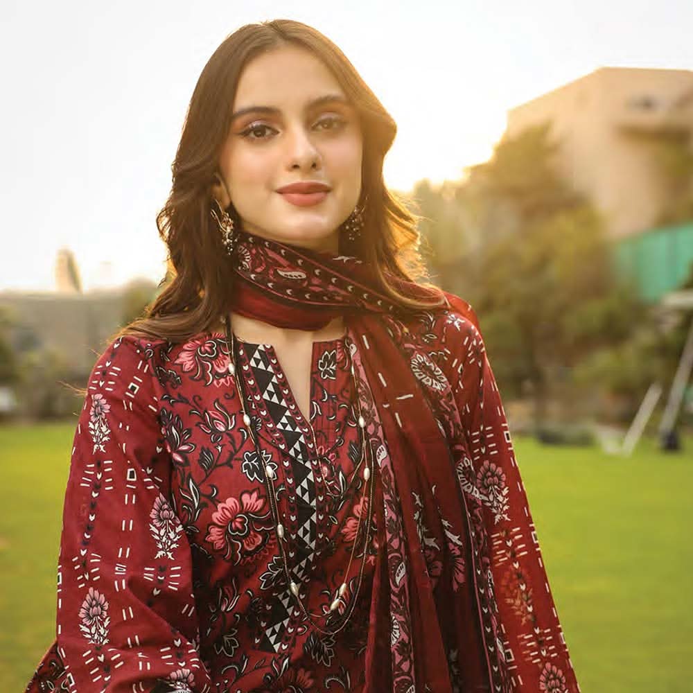 Lakhany Komal Unstitched 3Pcs Suit AM-88-A, Women, 3Pcs Shalwar Suit, LSM Textiles, Chase Value