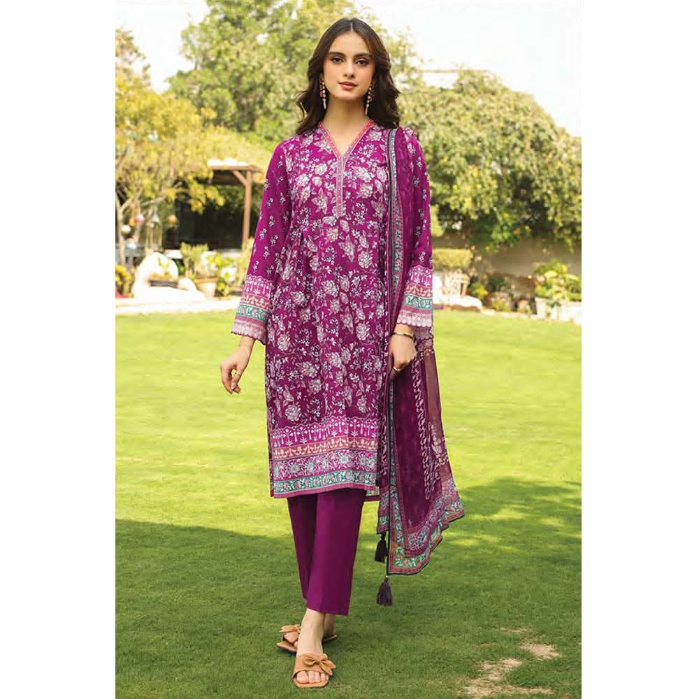 Lakhany Komal Unstitched 3Pcs Suit IZ-147-B, Women, 3Pcs Shalwar Suit, LSM Textiles, Chase Value