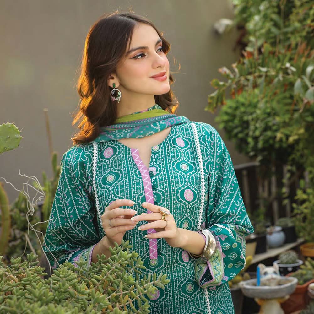 Lakhany Komal Unstitched 3Pcs Suit RL-02-B, Women, 3Pcs Shalwar Suit, LSM Textiles, Chase Value
