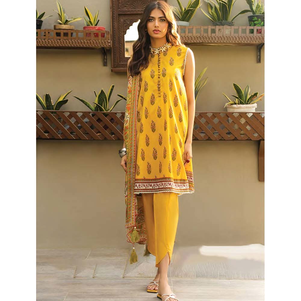 Lakhany Komal Unstitched 3Pcs Suit SR-197-A, Women, 3Pcs Shalwar Suit, LSM Textiles, Chase Value