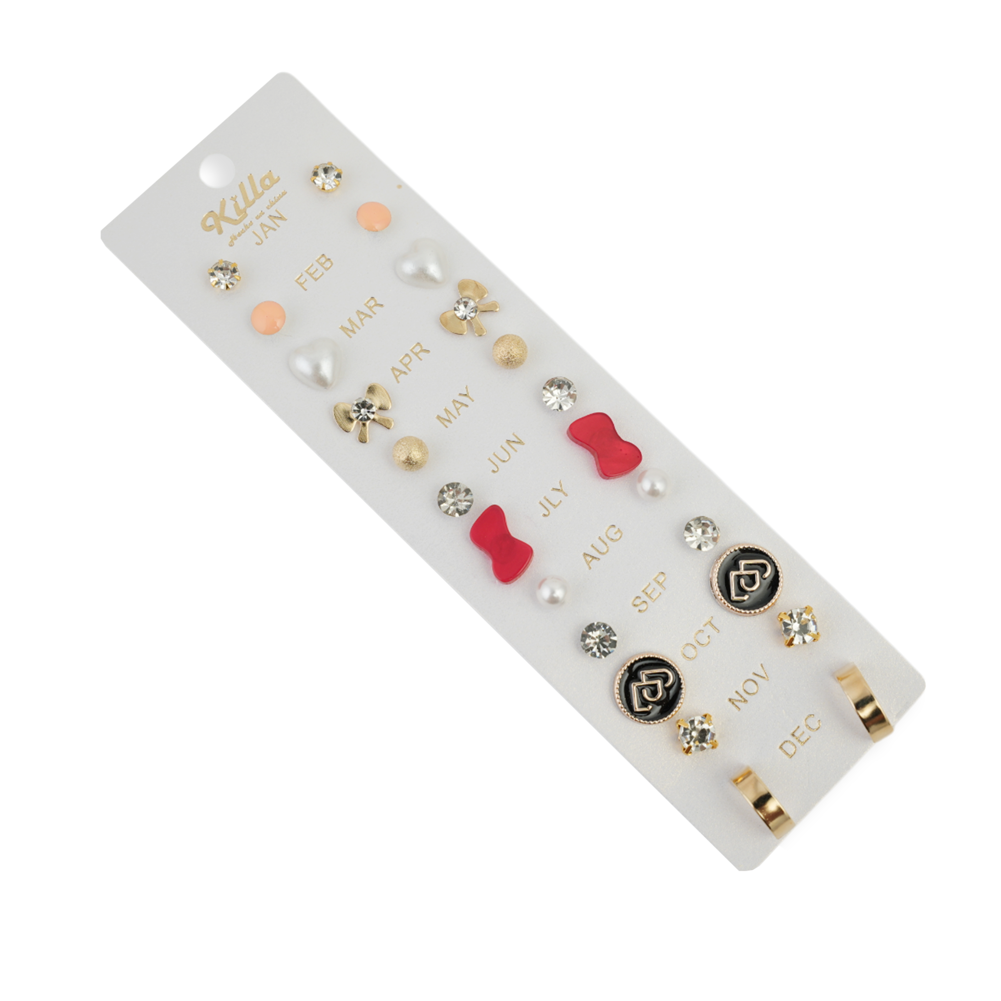 Girls Tops Card pack Of 12, Girls Earrings & Tops, Chase Value, Chase Value