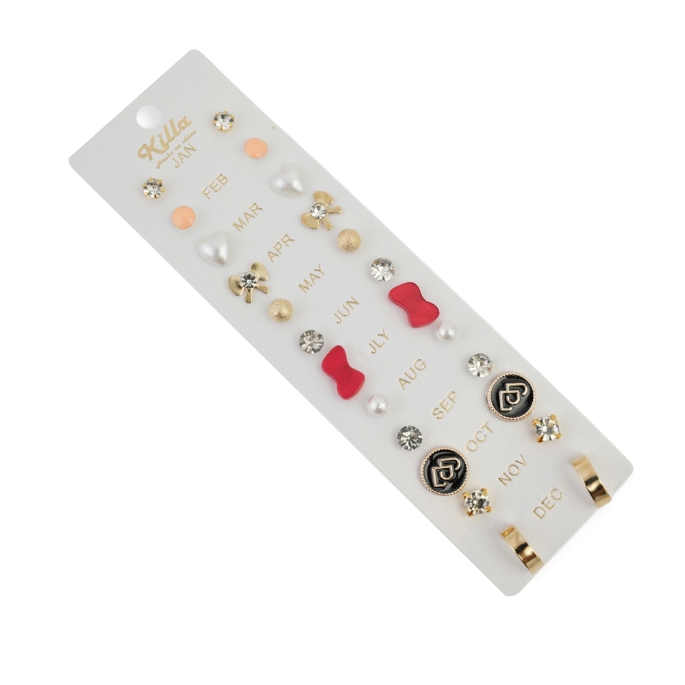 Girls Tops Card pack Of 12, Girls Earrings & Tops, Chase Value, Chase Value