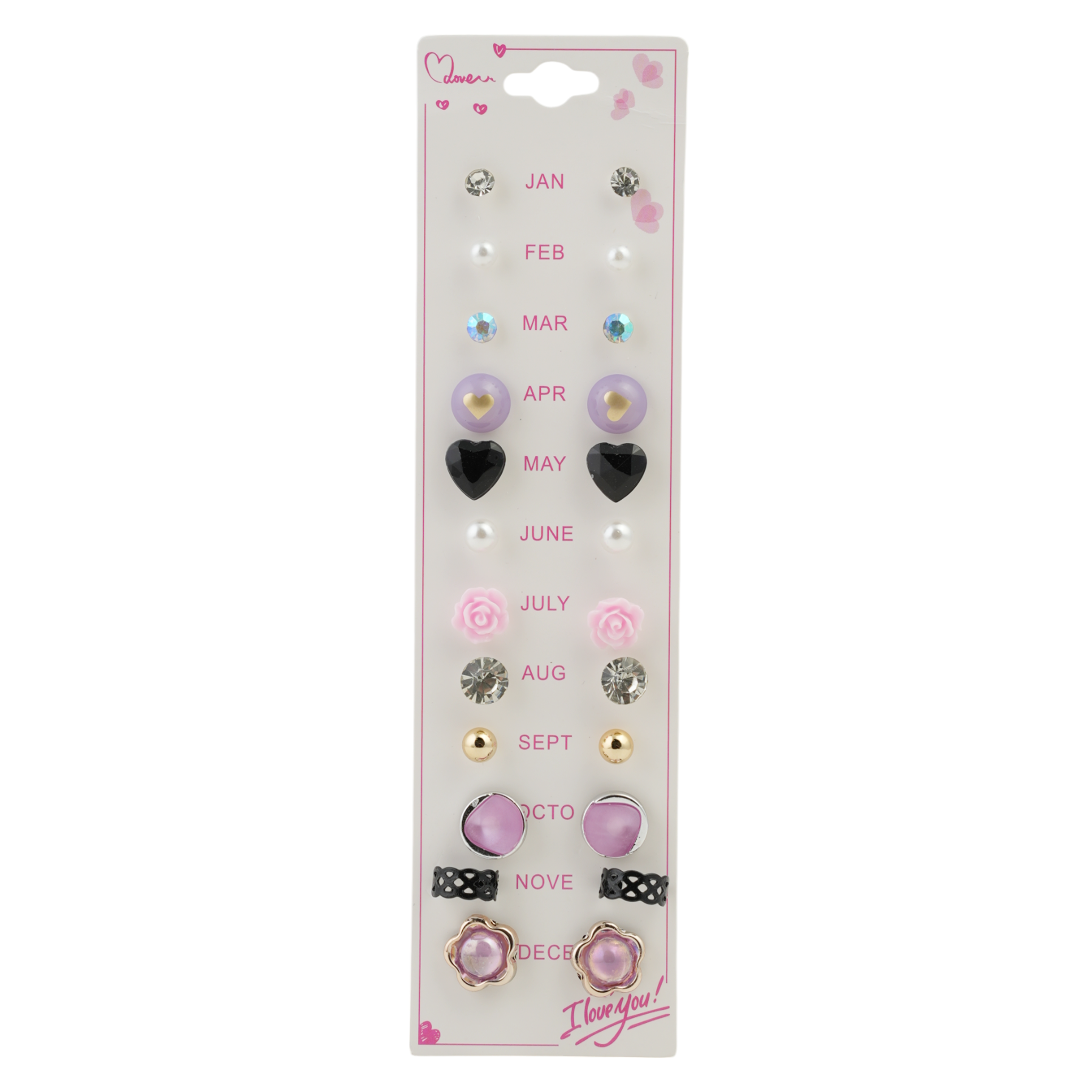 Girls Tops Card pack Of 12, Girls Earrings & Tops, Chase Value, Chase Value