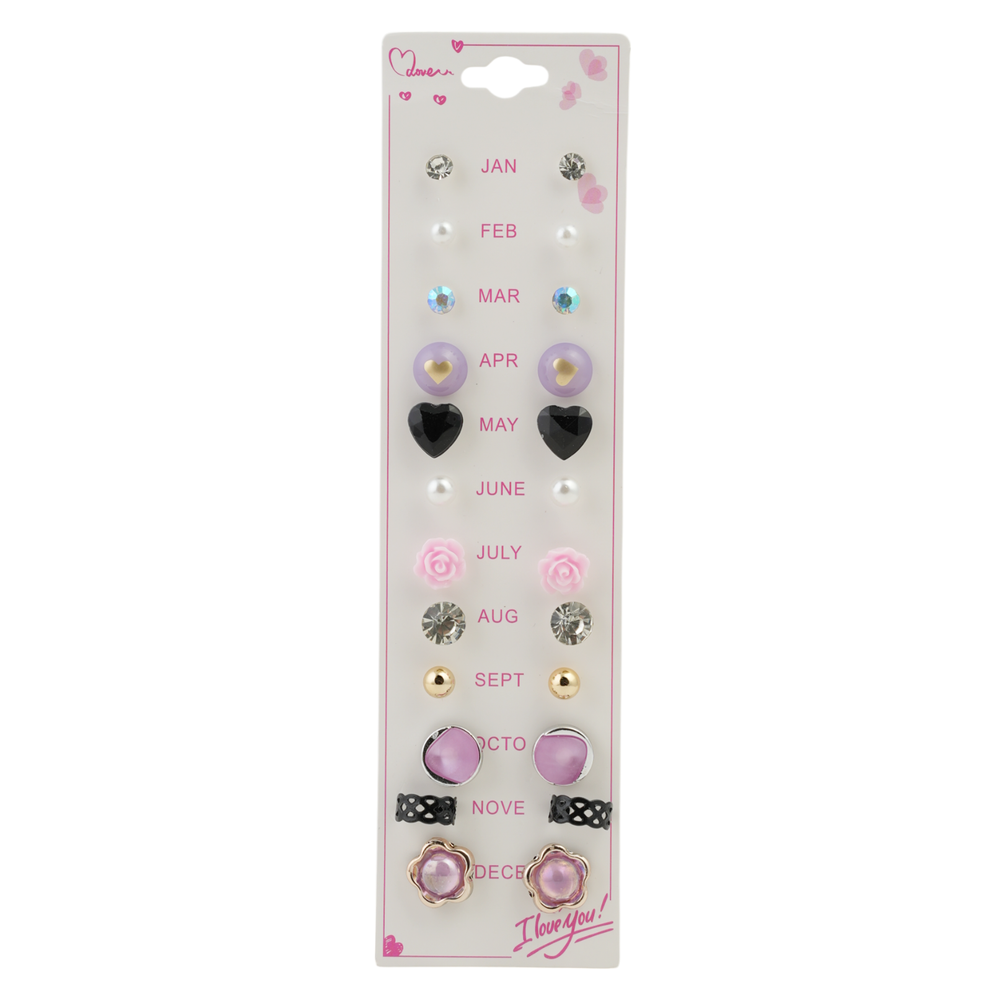 Girls Tops Card pack Of 12, Girls Earrings & Tops, Chase Value, Chase Value