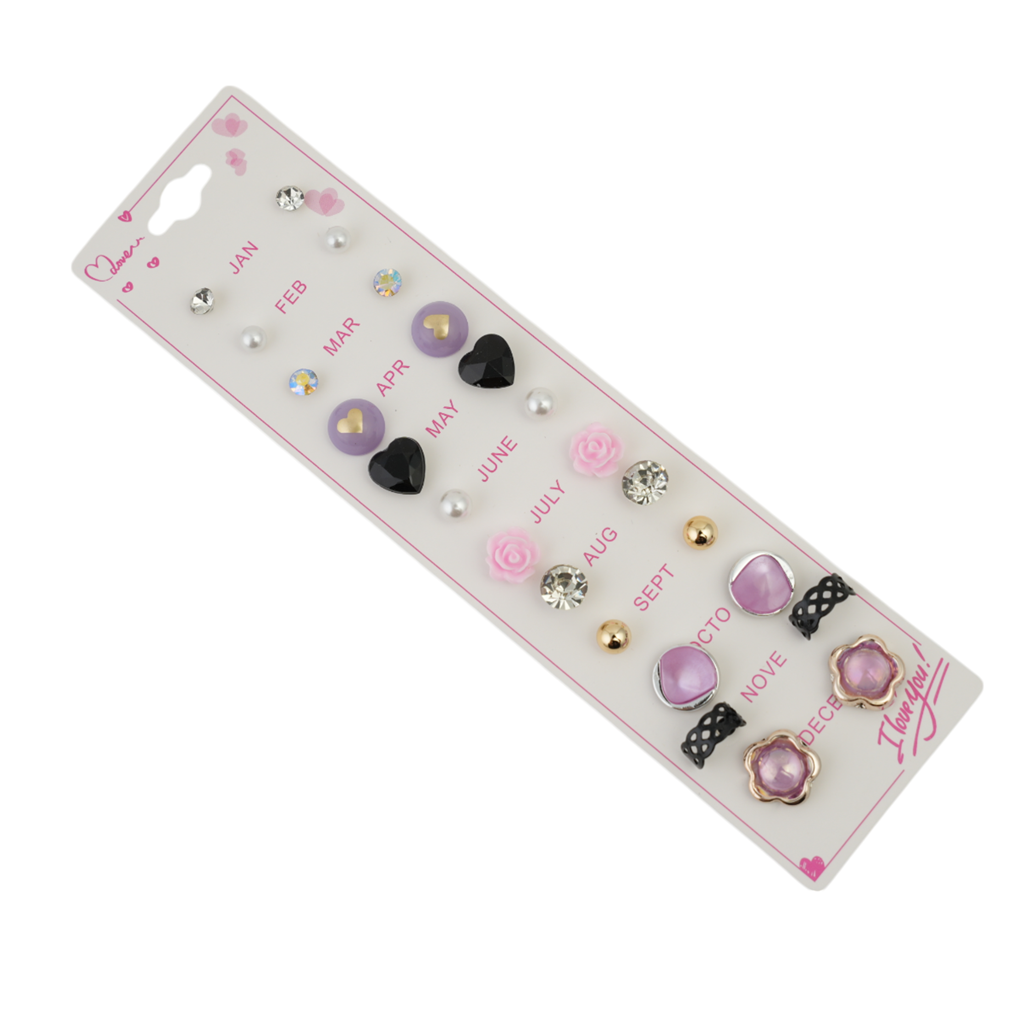 Girls Tops Card pack Of 12, Girls Earrings & Tops, Chase Value, Chase Value