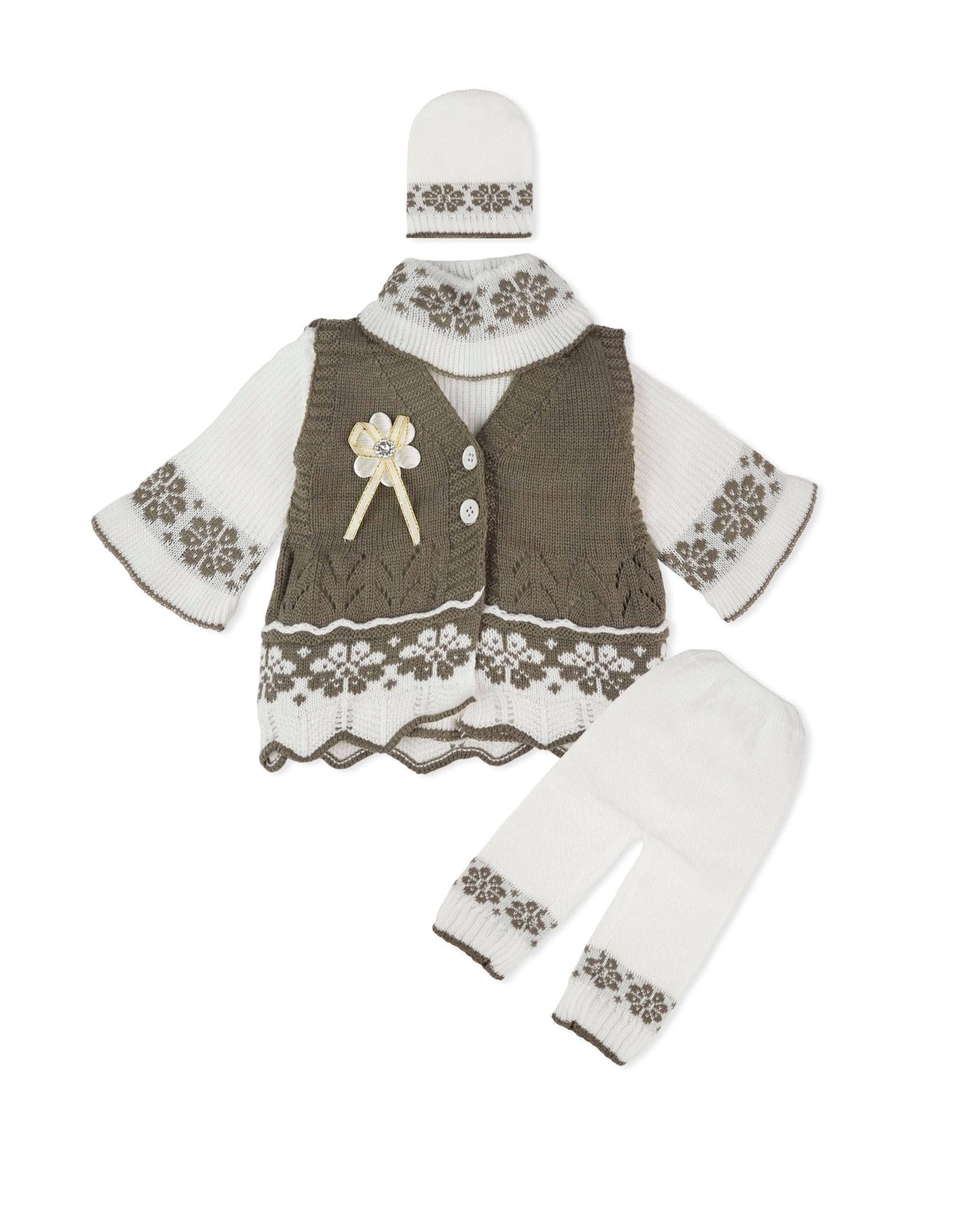 Newborn Girls Irani Suit – 4 Piece Set, Newborn Girls Sets & Suits, Chase Value, Chase Value
