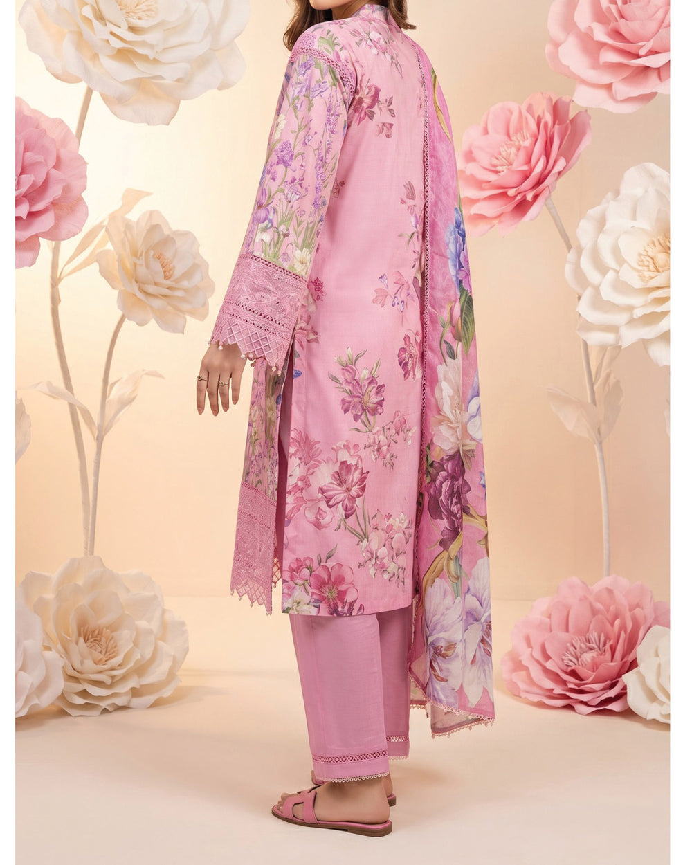 Salina Cotton Luxury Digital Printed Embroidered Suit - 3 Pc, Women, 3Pcs Shalwar Suit, Regalia Textiles, Chase Value