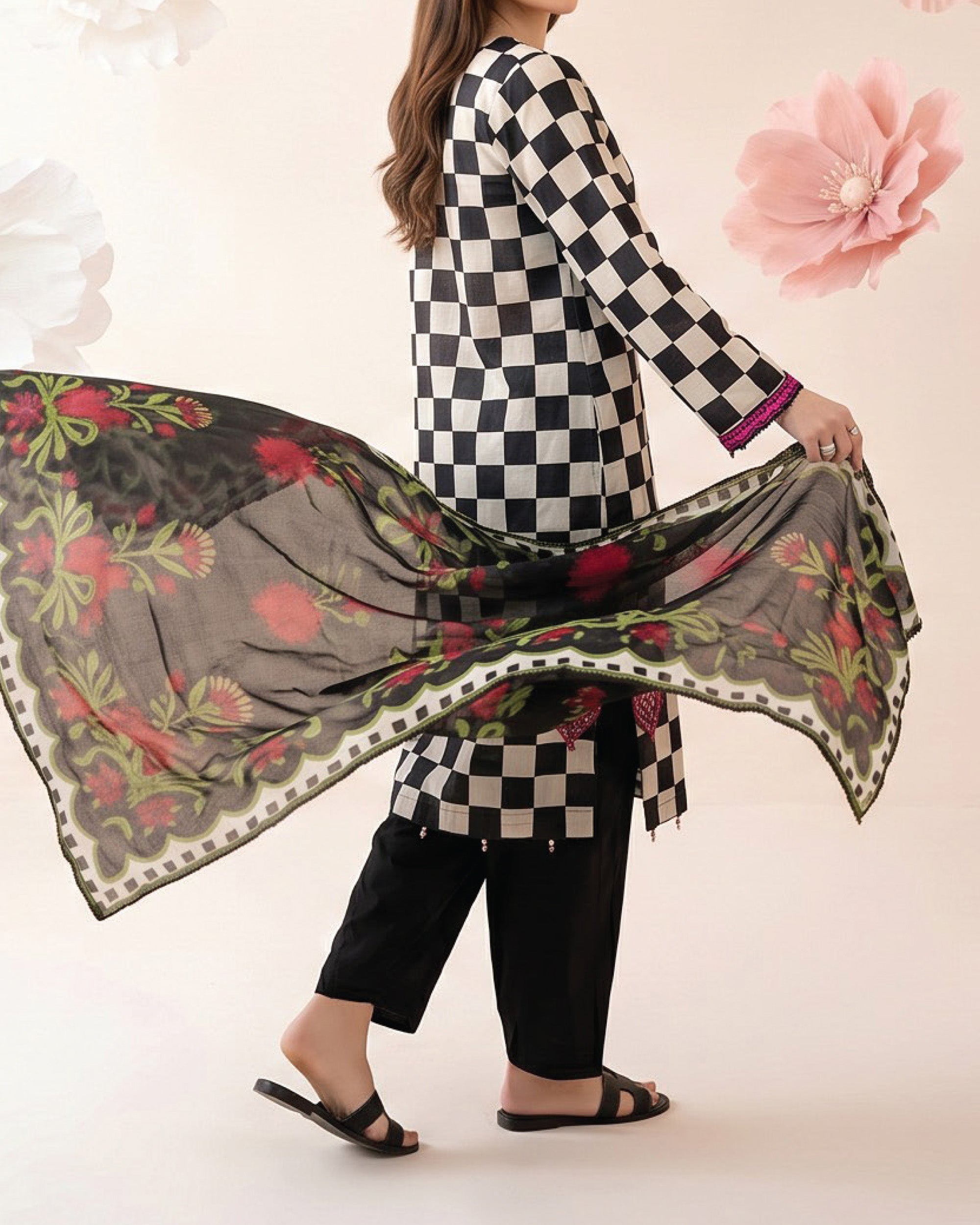 Salina Cotton Luxury Digital Printed Embroidered Suit - 3 Pc, Women, 3Pcs Shalwar Suit, Regalia Textiles, Chase Value