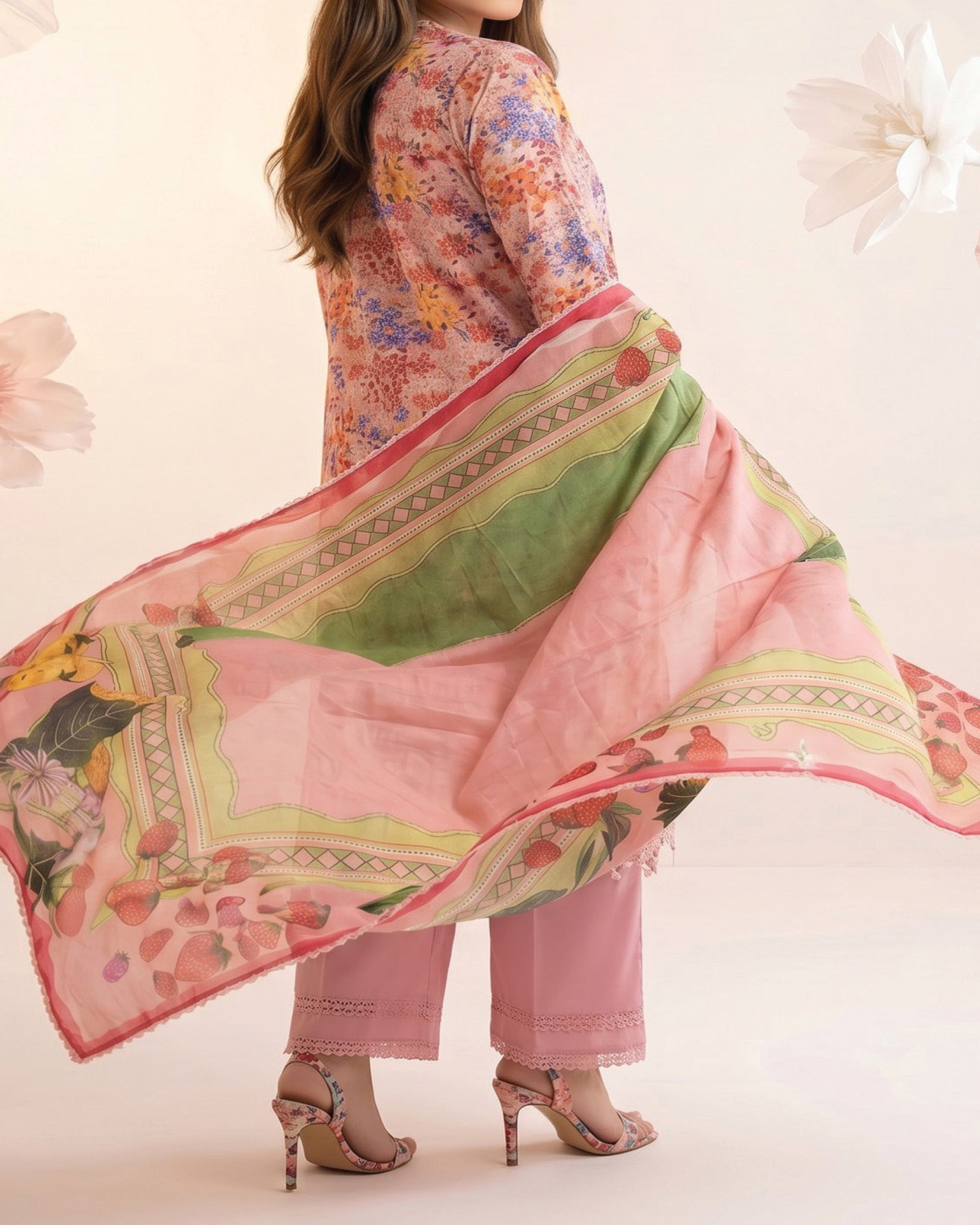 Salina Cotton Luxury Digital Printed Embroidered Suit - 3 Pc, Women, 3Pcs Shalwar Suit, Regalia Textiles, Chase Value