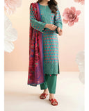 Salina Cotton Luxury Digital Printed Embroidered Suit - 3 Pc, Women, 3Pcs Shalwar Suit, Regalia Textiles, Chase Value