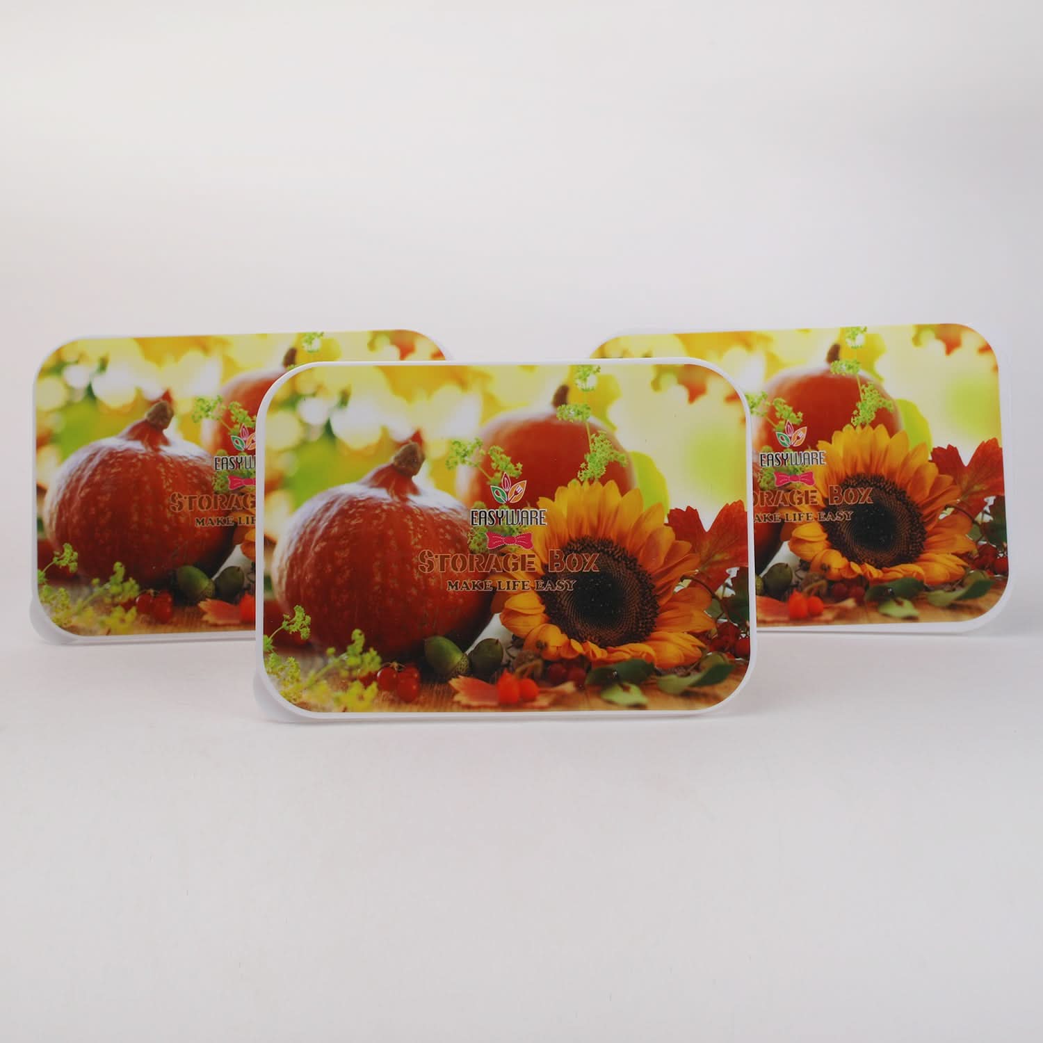 Storage Box 3 Pcs Set - White, Storage Boxes, Chase Value, Chase Value