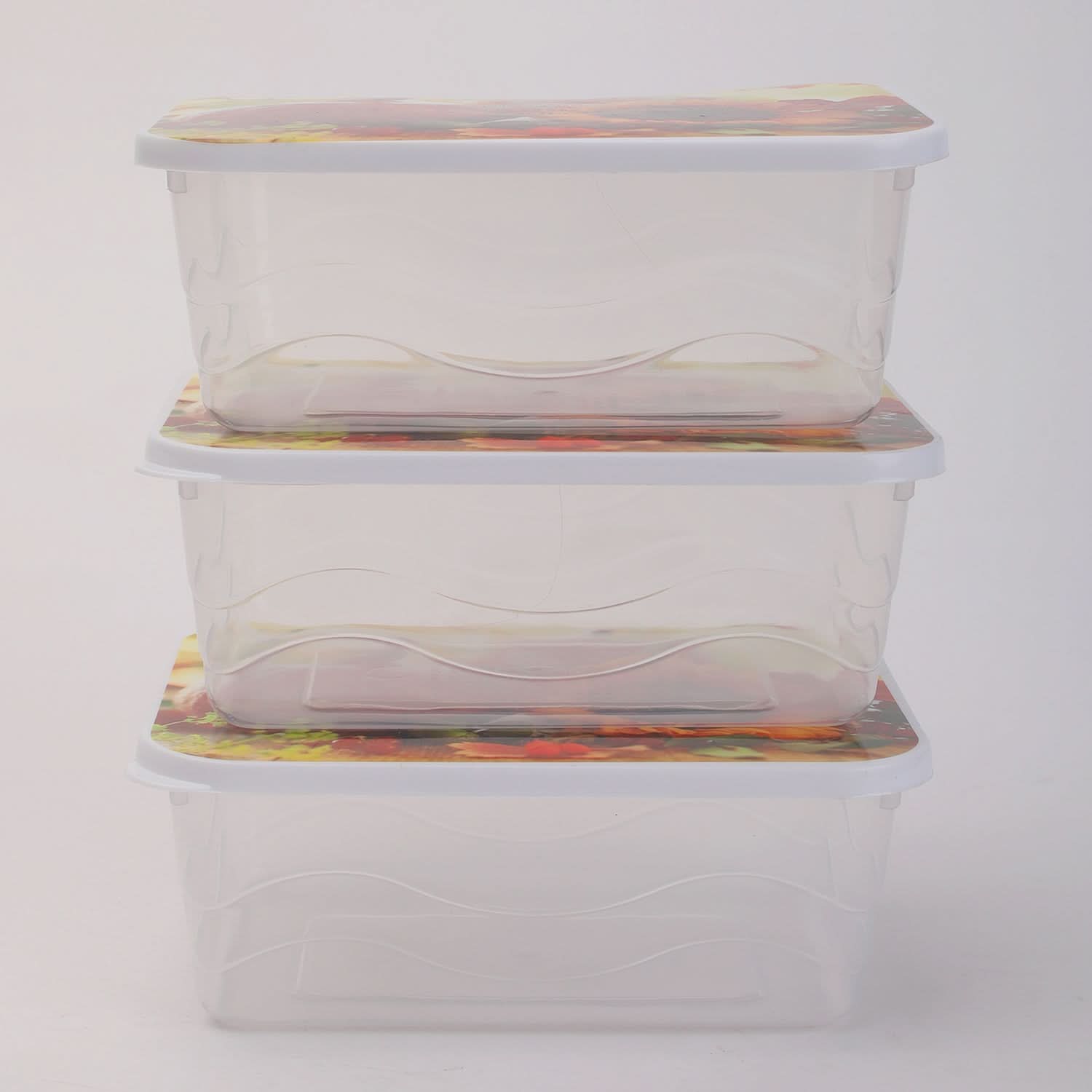 Storage Box 3 Pcs Set - White, Storage Boxes, Chase Value, Chase Value