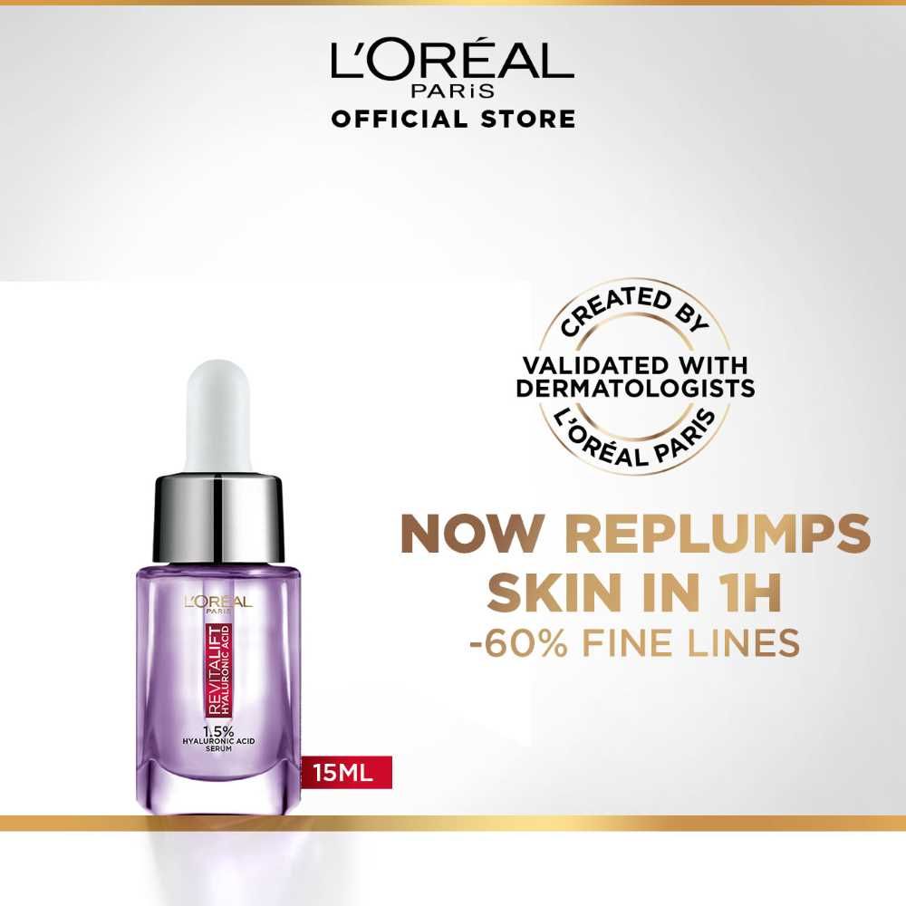 L'Oreal Paris Revitalift Hyaluronic Acid Serum, 15ml, Oils & Serums, Loreal, Chase Value