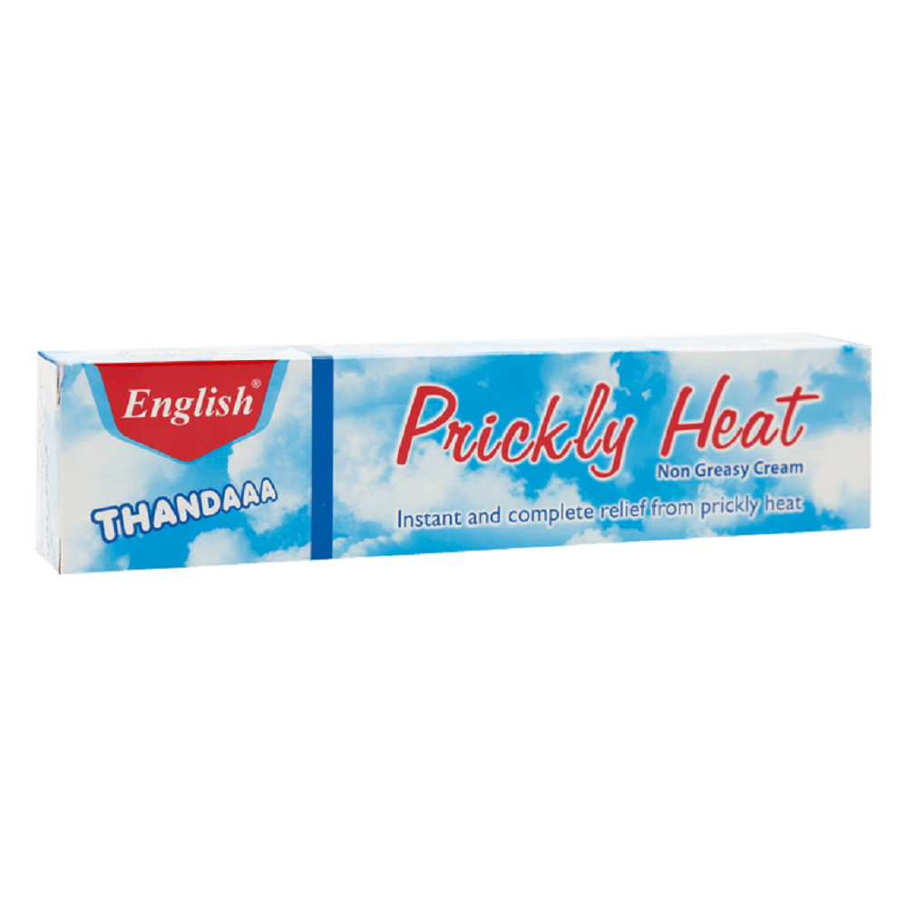 English Prickly Heat Cream Large 75g, Creams & Lotions, English, Chase Value