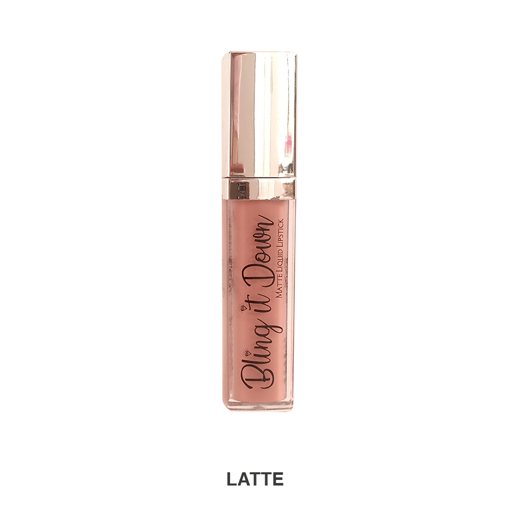 Bling It Down Matte Lipstick - Latte, Lipstick, Nadia Hussain, Chase Value