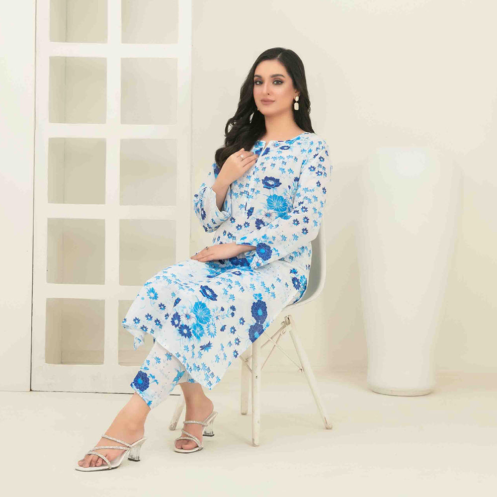 Lea By Tawakkal Swiss Printed Lawn Unstitched 2Pcs Suit - 1326, Women, 2Pcs Shalwar Suit, Tawakkal Fabrics, Chase Value