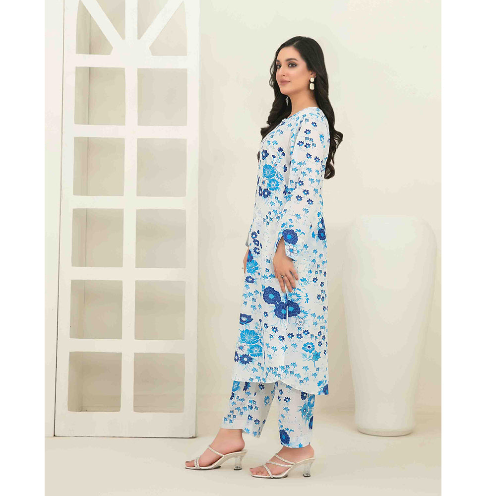 Lea By Tawakkal Swiss Printed Lawn Unstitched 2Pcs Suit - 1326, Women, 2Pcs Shalwar Suit, Tawakkal Fabrics, Chase Value