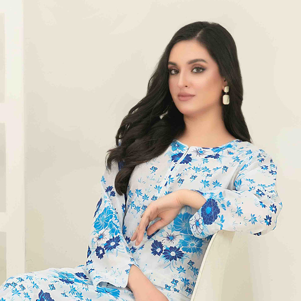 Lea By Tawakkal Swiss Printed Lawn Unstitched 2Pcs Suit - 1326, Women, 2Pcs Shalwar Suit, Tawakkal Fabrics, Chase Value