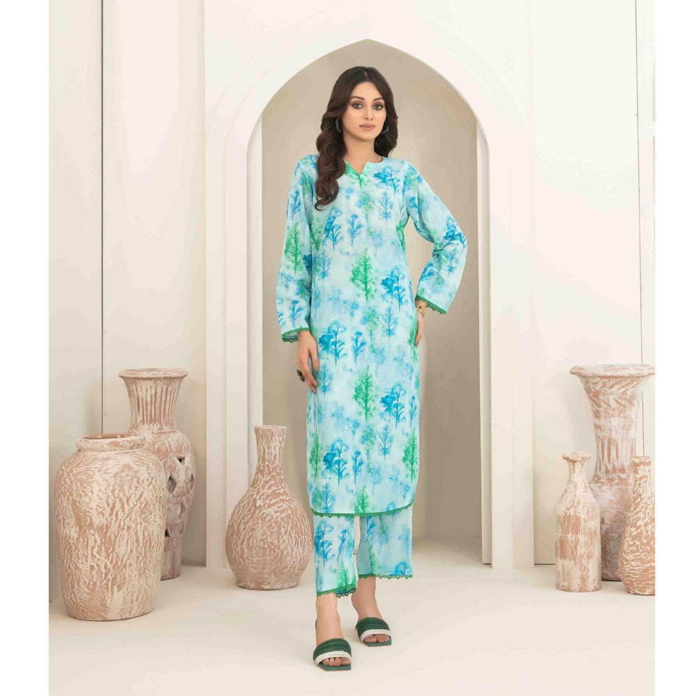Lea By Tawakkal Swiss Printed Lawn Unstitched 2Pcs Suit - 1327, Women, 2Pcs Shalwar Suit, Tawakkal Fabrics, Chase Value