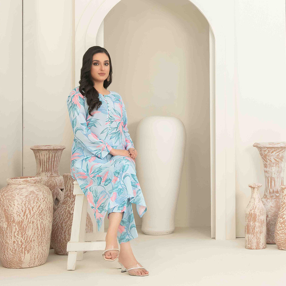 Lea By Tawakkal Swiss Printed Lawn Unstitched 2Pcs Suit - 1329, Women, 2Pcs Shalwar Suit, Tawakkal Fabrics, Chase Value