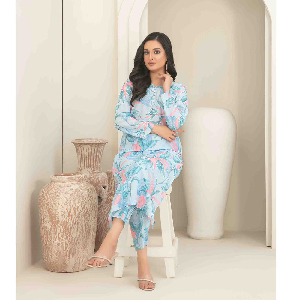 Lea By Tawakkal Swiss Printed Lawn Unstitched 2Pcs Suit - 1329, Women, 2Pcs Shalwar Suit, Tawakkal Fabrics, Chase Value