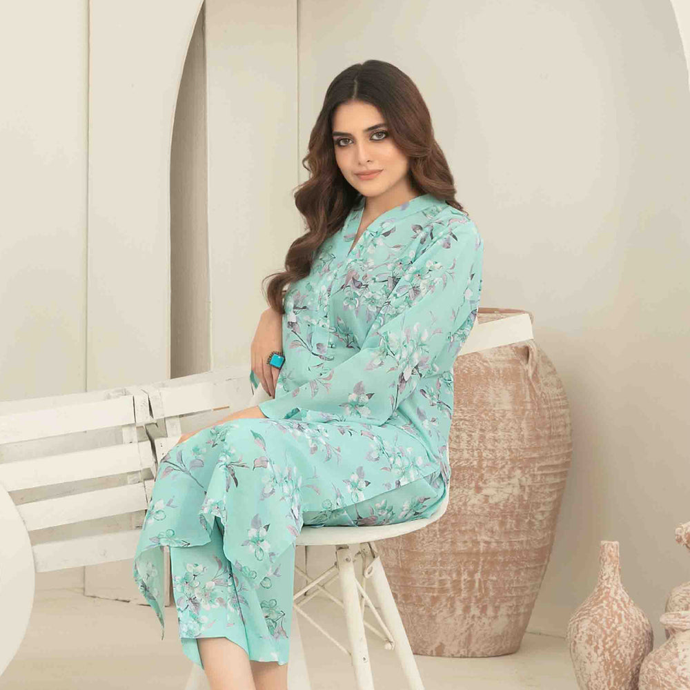Lea By Tawakkal Swiss Printed Lawn Unstitched 2Pcs Suit - 1334, Women, 2Pcs Shalwar Suit, Tawakkal Fabrics, Chase Value