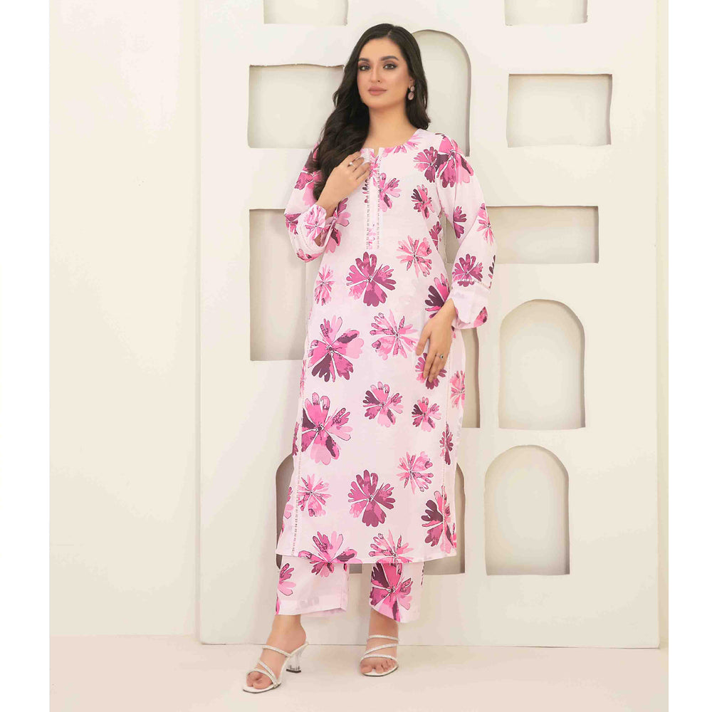 Lea By Tawakkal Swiss Printed Lawn Unstitched 2Pcs Suit - 1335, Women, 2Pcs Shalwar Suit, Tawakkal Fabrics, Chase Value