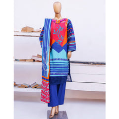 Mirha Digital Lawn Printed 3Pcs Unstitched Suit Cord's With Dupatta, Women, 3Pcs Shalwar Suit, Leeds Textile, Chase Value