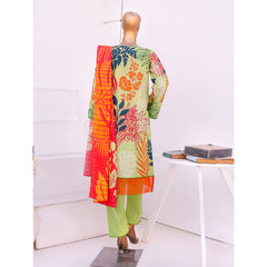 Mirha Digital Lawn Printed 3Pcs Unstitched Suit Cord's With Dupatta