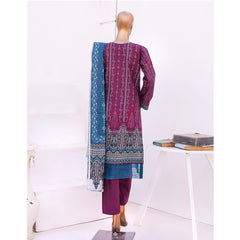 Mirha Digital Lawn Printed 3Pcs Unstitched Suit Cord's With Dupatta