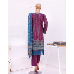 Mirha Digital Lawn Printed 3Pcs Unstitched Suit Cord's With Dupatta, Women, 3Pcs Shalwar Suit, Leeds Textile, Chase Value