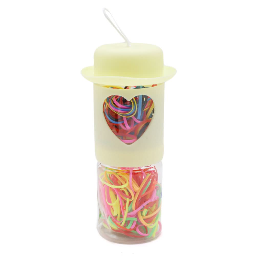 Colored Rubber Band - Lemon, Girls Hair Accessories, Chase Value, Chase Value
