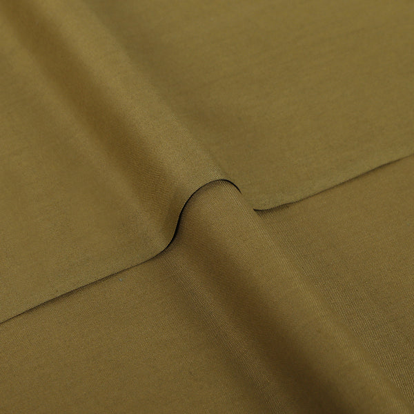 Men's Valuable Plain Polyester Viscose Unstitched Suit - Light Brown