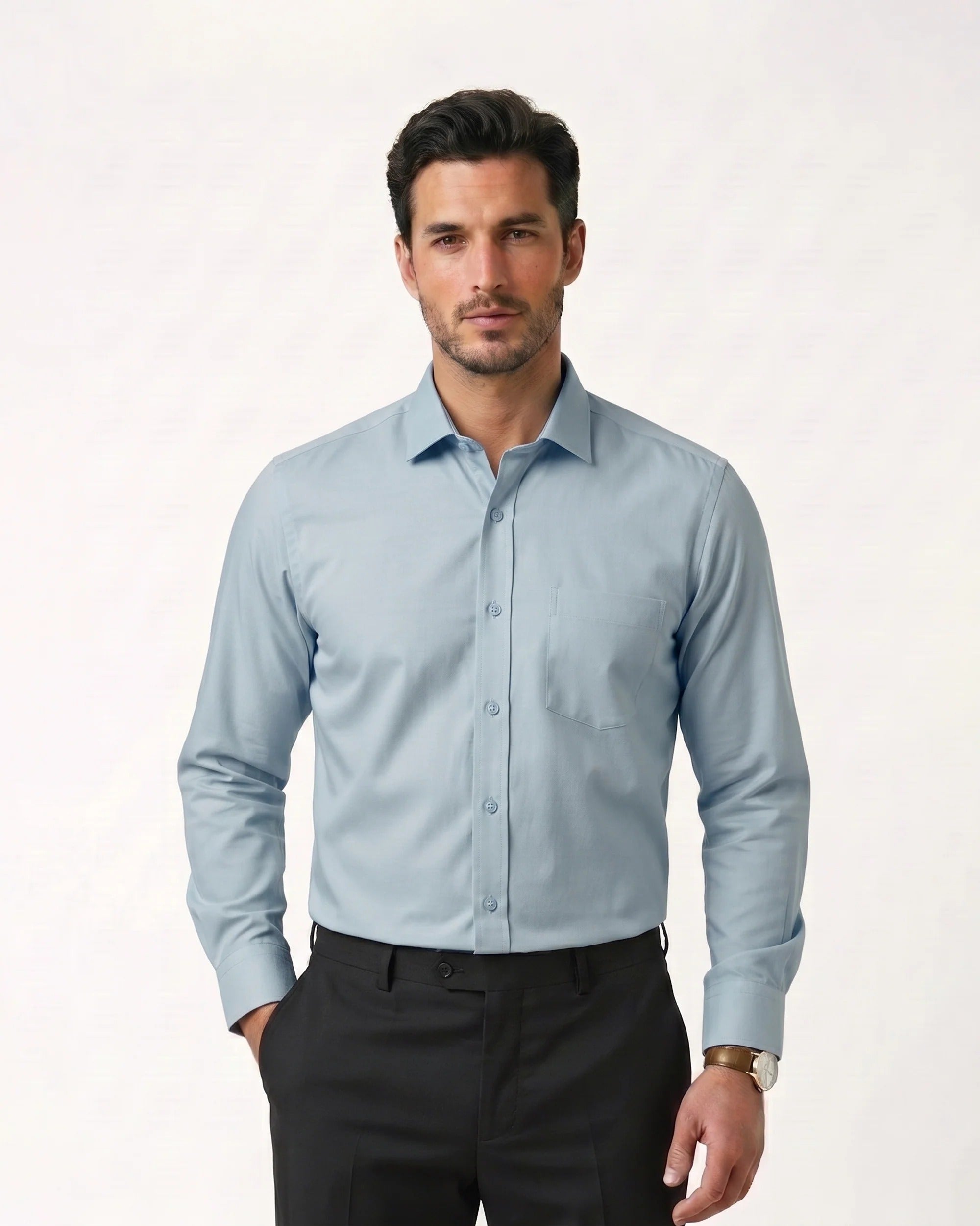 Eminent Men's Plain Formal Shirt