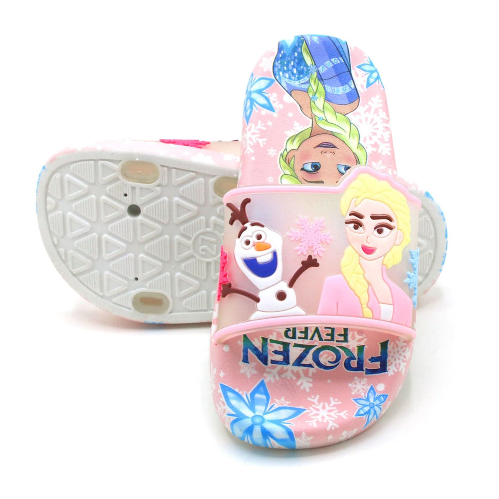 Girls Slider - Light Pink, Girls Slippers, Chase Value, Chase Value