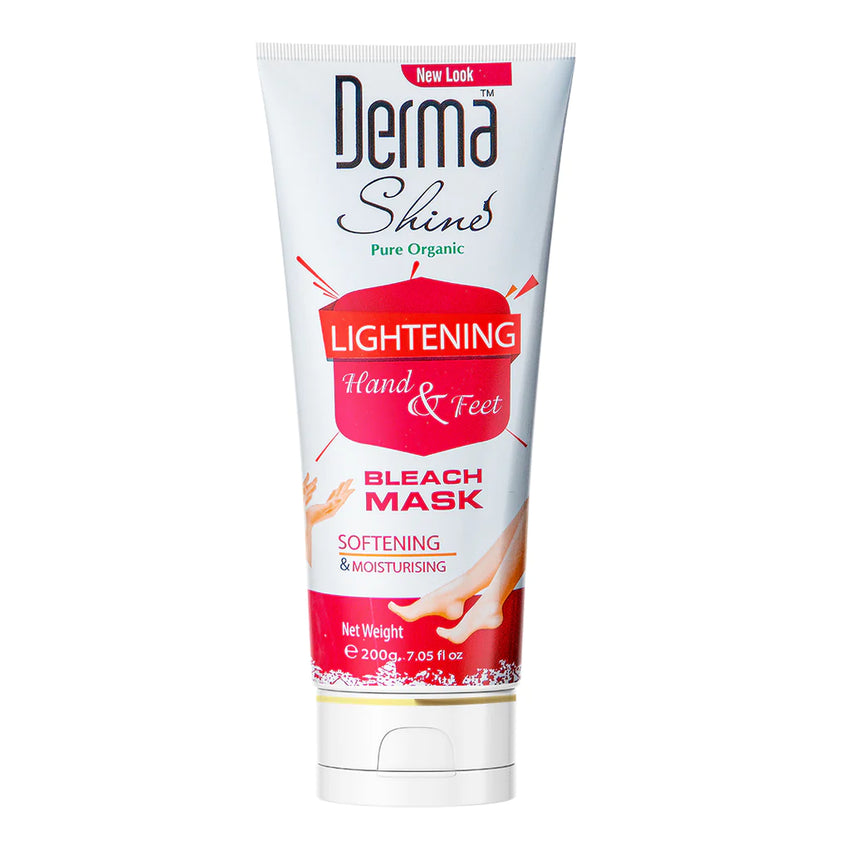 Derma Shine Hand & Foot Bleach Mask 200g, Creams & Lotions, Derma Shine, Chase Value